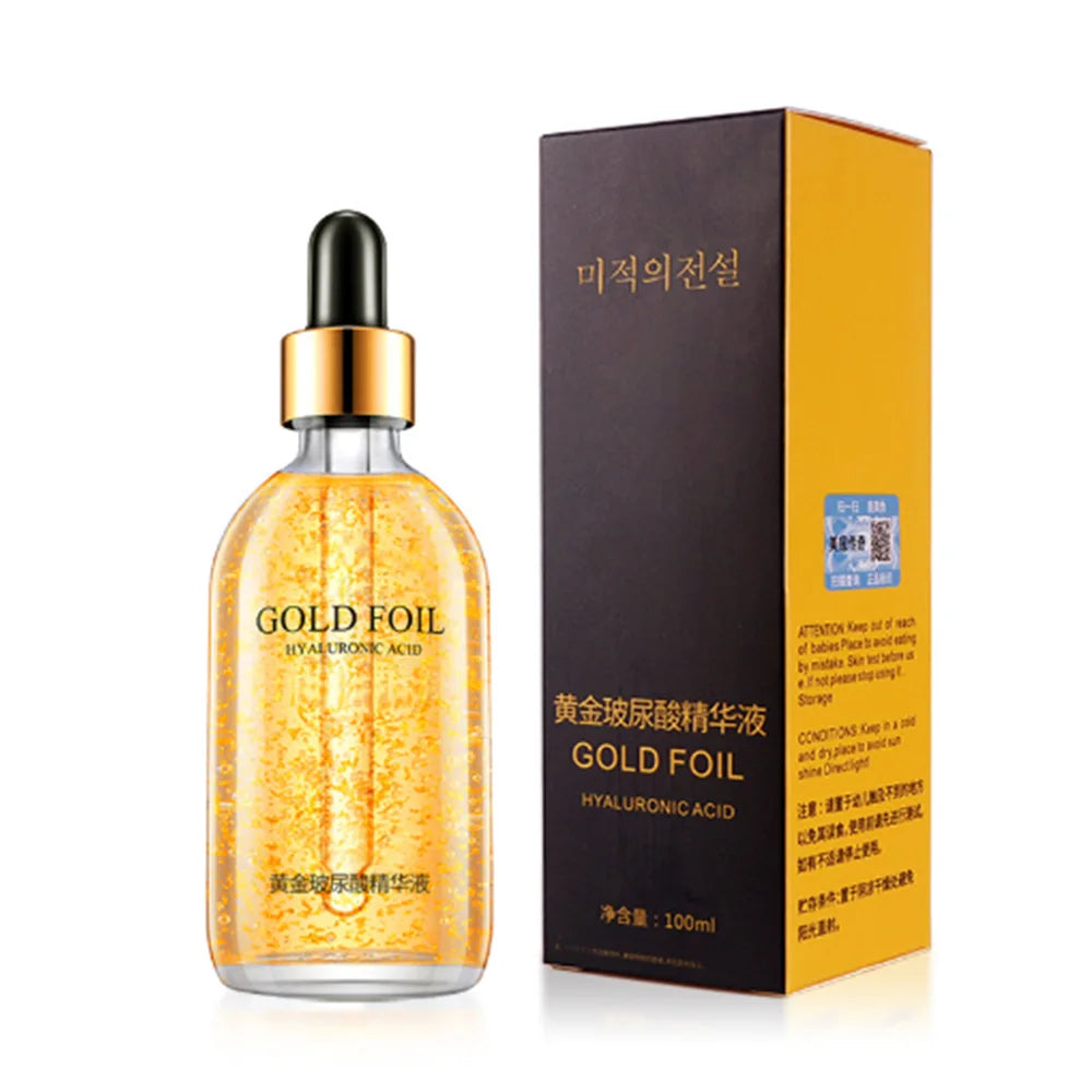 Gold Hyaluronic Acid Nicotinamide Face Serum Anti Aging Facial Lifting