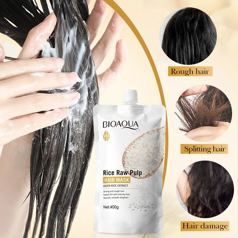 10/30/50/100/400g Magical Keratin Hair Mask 5 Seconds iny Rice Moisturizing Hair Care