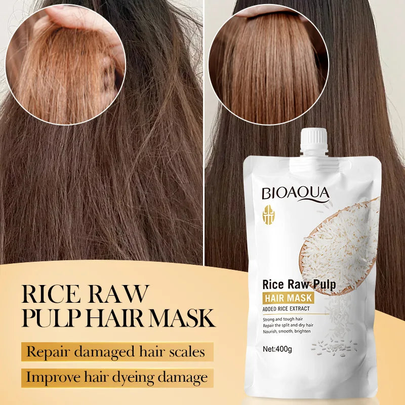 10/30/50/100/400g Magical Keratin Hair Mask 5 Seconds iny Rice Moisturizing Hair Care