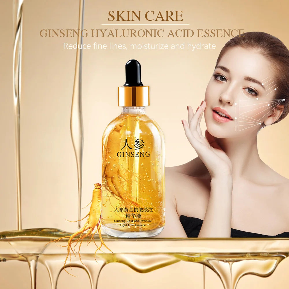 Gold Hyaluronic Acid Nicotinamide Face Serum Anti Aging Facial Lifting