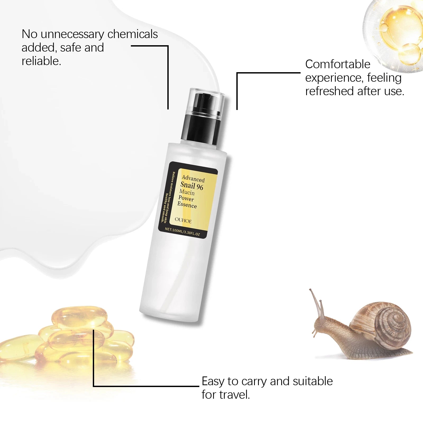 Snail 96 Mucin Power Essence Fading Fine Lines
