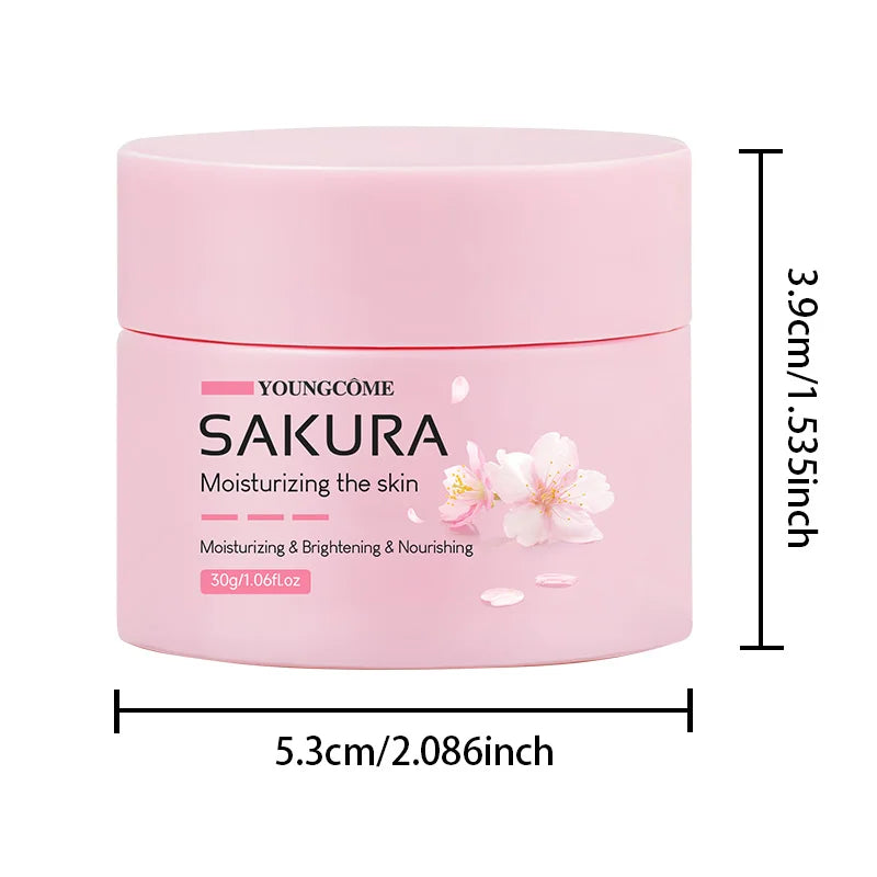 Sakura Essence Cream,Cherry Blossom Facial Moisturizer