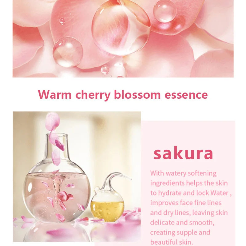 Sakura Essence Cream,Cherry Blossom Facial Moisturizer