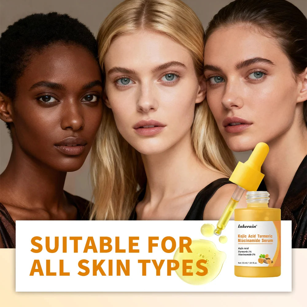Kojic Acid Turmeric Serum Niacinamide Glow Capsules