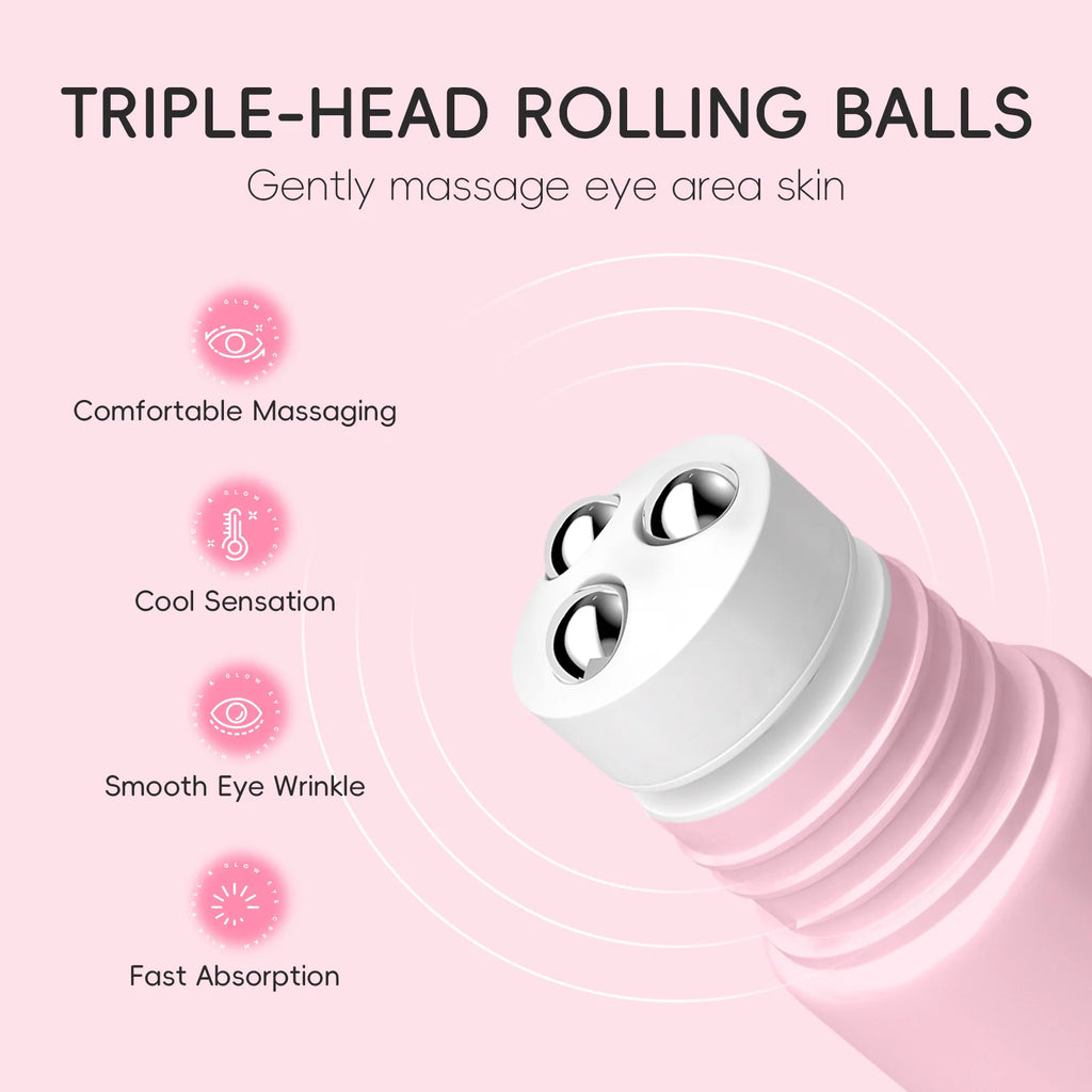 LAIKOU 15ml Sakura Roller Eye Serum Hyaluronic Acid