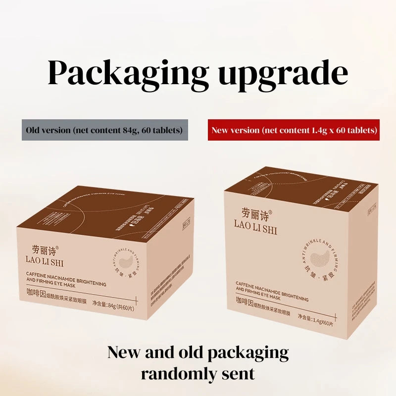 A Box of 60 Caffeine Nicotinamide Radiant Firming