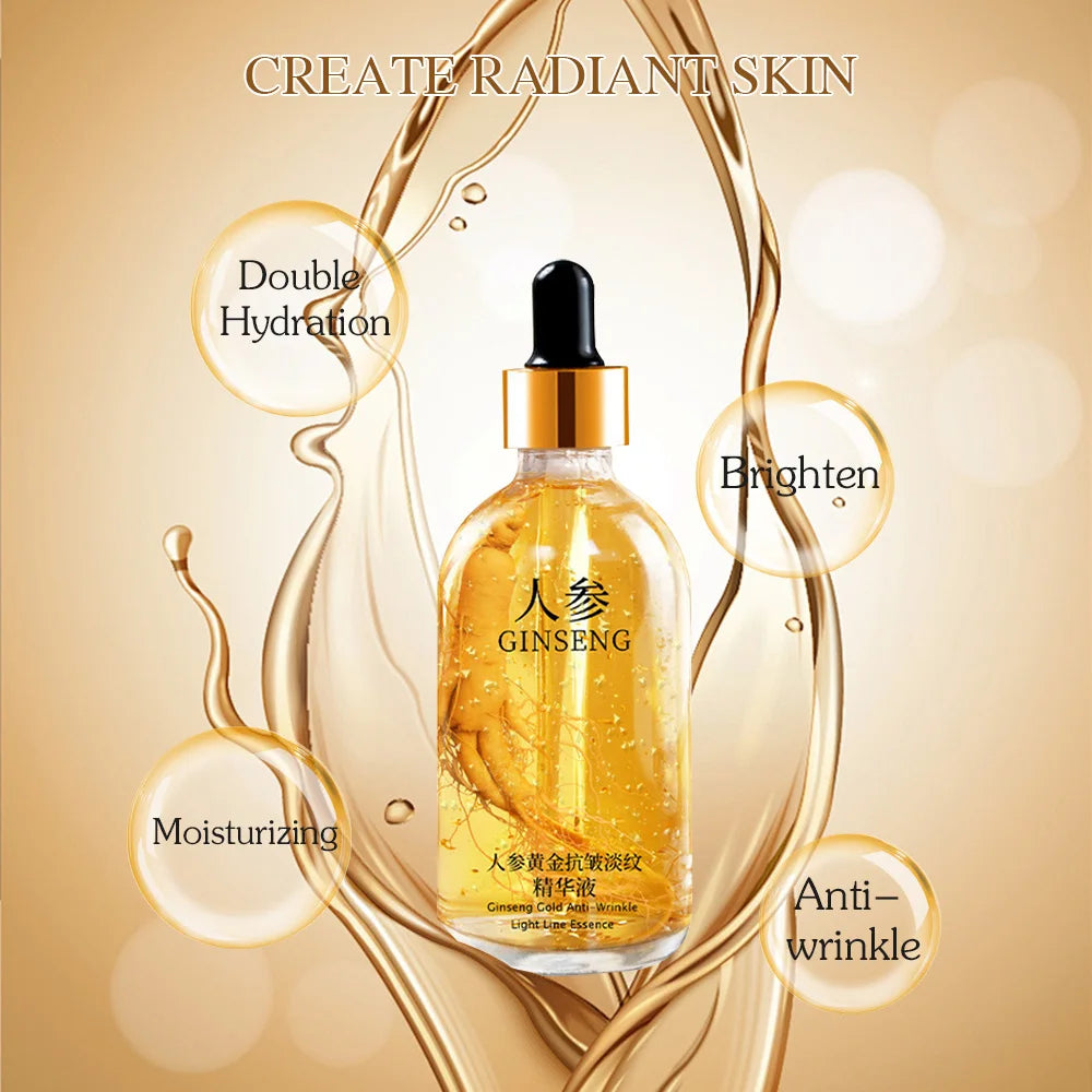 Gold Hyaluronic Acid Nicotinamide Face Serum Anti Aging Facial Lifting