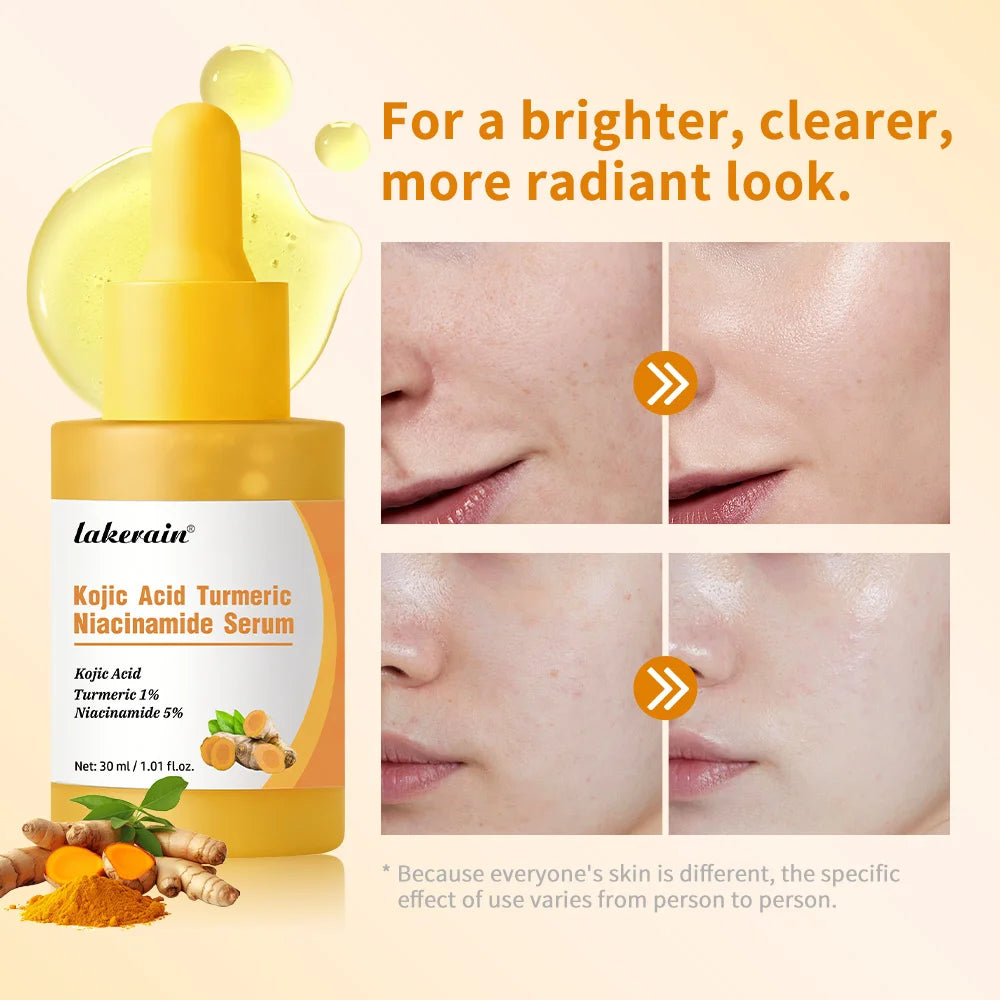 Kojic Acid Turmeric Serum Niacinamide Glow Capsules