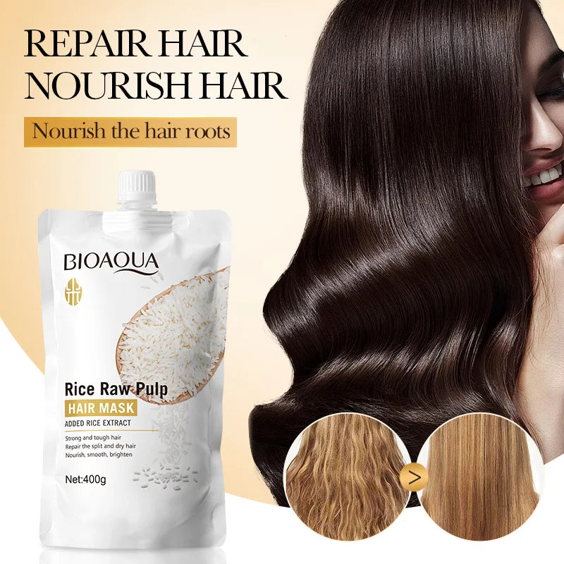 10/30/50/100/400g Magical Keratin Hair Mask 5 Seconds iny Rice Moisturizing Hair Care